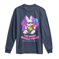Happy 420 Easter Long Sleeve Shirt The Bunny Smells Funny