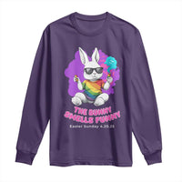 Happy 420 Easter Long Sleeve Shirt The Bunny Smells Funny
