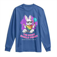 Happy 420 Easter Long Sleeve Shirt The Bunny Smells Funny
