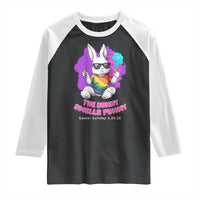 Happy 420 Easter Raglan Shirt The Bunny Smells Funny