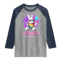 Happy 420 Easter Raglan Shirt The Bunny Smells Funny