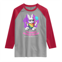 Happy 420 Easter Raglan Shirt The Bunny Smells Funny