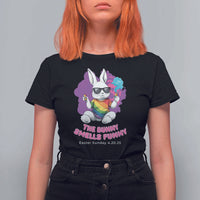 Happy 420 Easter T Shirt For Women The Bunny Smells Funny