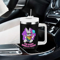 Happy 420 Easter Tumbler With Handle The Bunny Smells Funny