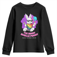 Happy 420 Easter Youth Sweatshirt The Bunny Smells Funny