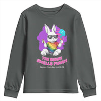 Happy 420 Easter Youth Sweatshirt The Bunny Smells Funny