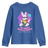 Happy 420 Easter Youth Sweatshirt The Bunny Smells Funny