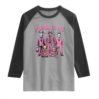Prepare to Groovy Dye Funny Bunny Easter Raglan Shirt Horror Dyeing Eggs
