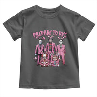 Prepare to Groovy Dye Funny Bunny Easter Toddler T Shirt Horror Dyeing Eggs