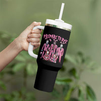 Prepare to Groovy Dye Funny Bunny Easter Tumbler With Handle Horror Dyeing Eggs
