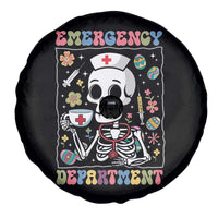Emergency Department Skeleton Nurse Easter Spare Tire Cover ER Nursing Room