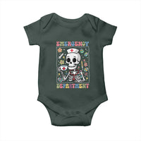 Emergency Department Skeleton Nurse Easter Baby Onesie ER Nursing Room