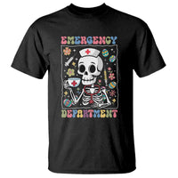 Emergency Department Skeleton Nurse Easter T Shirt ER Nursing Room