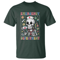 Emergency Department Skeleton Nurse Easter T Shirt ER Nursing Room