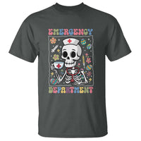 Emergency Department Skeleton Nurse Easter T Shirt ER Nursing Room