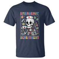 Emergency Department Skeleton Nurse Easter T Shirt ER Nursing Room