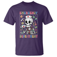 Emergency Department Skeleton Nurse Easter T Shirt ER Nursing Room