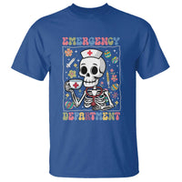 Emergency Department Skeleton Nurse Easter T Shirt ER Nursing Room