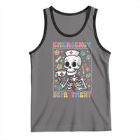Emergency Department Skeleton Nurse Easter Tank Top ER Nursing Room