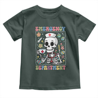 Emergency Department Skeleton Nurse Easter Toddler T Shirt ER Nursing Room