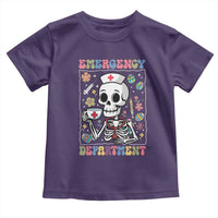 Emergency Department Skeleton Nurse Easter Toddler T Shirt ER Nursing Room