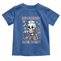 Emergency Department Skeleton Nurse Easter Toddler T Shirt ER Nursing Room