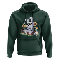 Pixel Art Gamer Bunny Easter Hoodie Cool Retro Gaming Vibes
