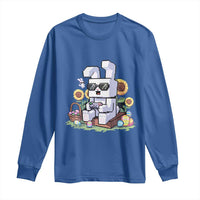 Pixel Art Gamer Bunny Easter Long Sleeve Shirt Cool Retro Gaming Vibes