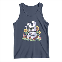 Pixel Art Gamer Bunny Easter Tank Top Cool Retro Gaming Vibes