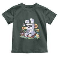 Pixel Art Gamer Bunny Easter Toddler T Shirt Cool Retro Gaming Vibes
