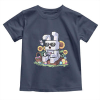 Pixel Art Gamer Bunny Easter Toddler T Shirt Cool Retro Gaming Vibes