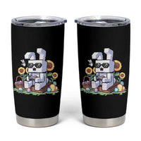 Pixel Art Gamer Bunny Easter Tumbler Cup Cool Retro Gaming Vibes