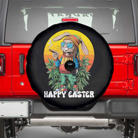 Happy 420 Easter Spare Tire Cover Funny Bunny Smoking Weed