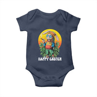 Happy 420 Easter Baby Onesie Funny Bunny Smoking Weed