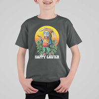 Happy 420 Easter T Shirt For Kid Funny Bunny Smoking Weed