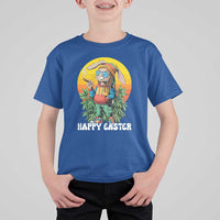 Happy 420 Easter T Shirt For Kid Funny Bunny Smoking Weed