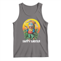 Happy 420 Easter Tank Top Funny Bunny Smoking Weed