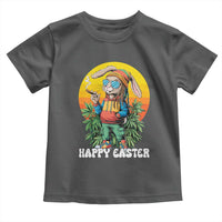 Happy 420 Easter Toddler T Shirt Funny Bunny Smoking Weed
