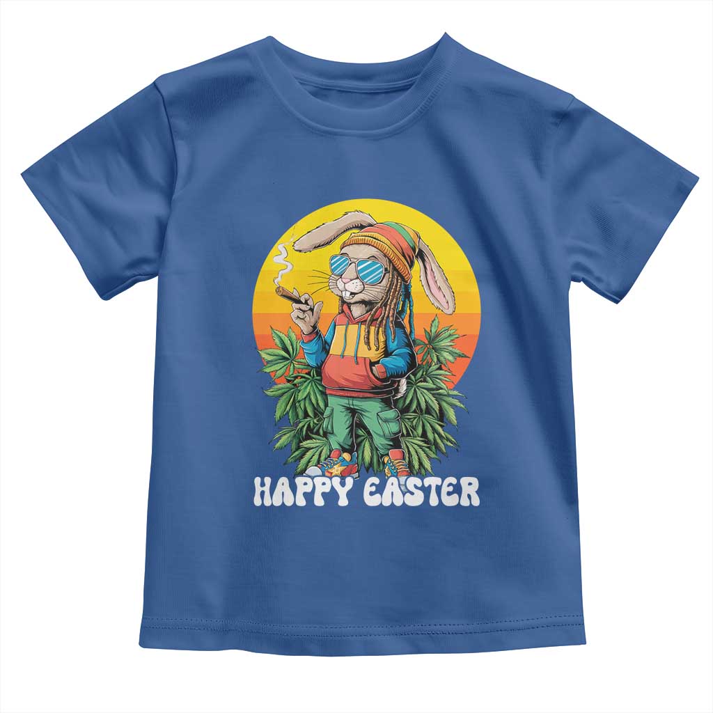 Happy 420 Easter Toddler T Shirt Funny Bunny Smoking Weed
