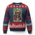 Skeleton 420 The Stoner Ugly Christmas Sweater Retro Tarot Card Weed Lover Cannabis Trippy Vibes - Wonder Print Shop
