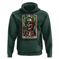 Skeleton 420 The Stoner Hoodie Retro Tarot Card Weed Lover Cannabis Trippy Vibes