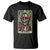 Skeleton 420 The Stoner T Shirt Retro Tarot Card Weed Lover Cannabis Trippy Vibes