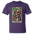 Skeleton 420 The Stoner T Shirt Retro Tarot Card Weed Lover Cannabis Trippy Vibes