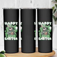 Happy 420 Easter Skinny Tumbler Funny Smoking Easter Bunny