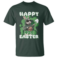 Happy 420 Easter T Shirt Funny Smoking Easter Bunny