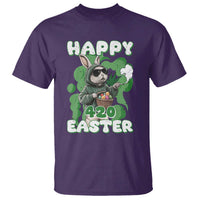 Happy 420 Easter T Shirt Funny Smoking Easter Bunny