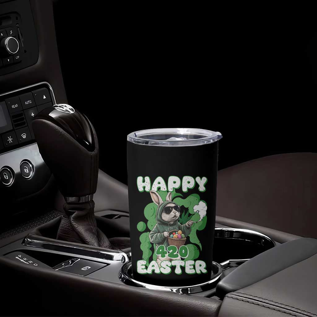 Happy 420 Easter Tumbler Cup Funny Smoking Easter Bunny