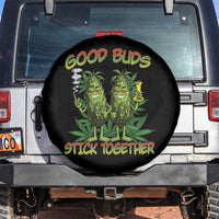 Funny Marijuana Spare Tire Cover Good Buds Stick Together Couples 420 Weed Cannabis