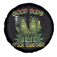 Funny Marijuana Spare Tire Cover Good Buds Stick Together Couples 420 Weed Cannabis