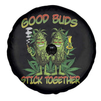 Funny Marijuana Spare Tire Cover Good Buds Stick Together Couples 420 Weed Cannabis